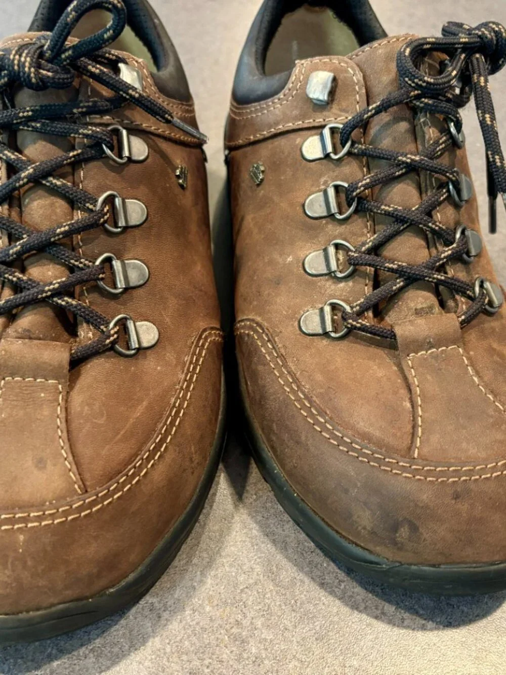 ~~Finn Comfort Murnau Walking/Trekking Shoes Brown Mens Size U.K. 7/US 7.5..VGUC